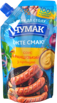 Соус Французький з гірчицею Чумак д.п. 200 г