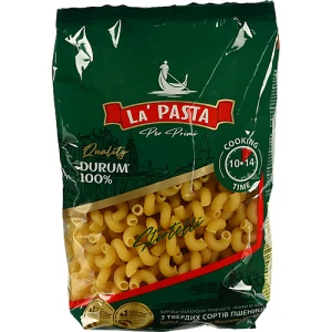 Макарони La Pasta Per Primi Stortelli «Ріжки» 400 г