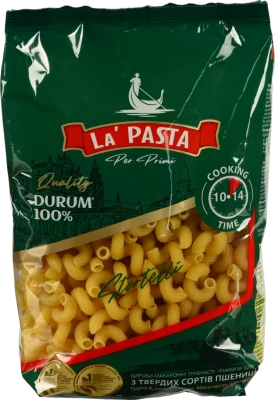 Макарони La Pasta Per Primi Stortelli «Ріжки» 400 г