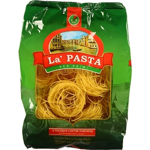 Макарони La Pasta Per Primi Гнізда з твердих сортів пшениці 400 г