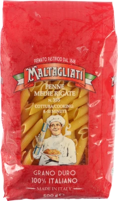 Макарони Maltagliati Пенне Медіе Рігате 500г