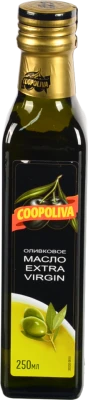 Олія оливкова першого холодного віджиму Extra virgin Coopoliva с/пл 250мл