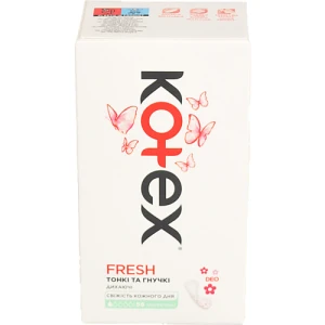 Прокладки Kotex 56шт deo superslim liners ifw