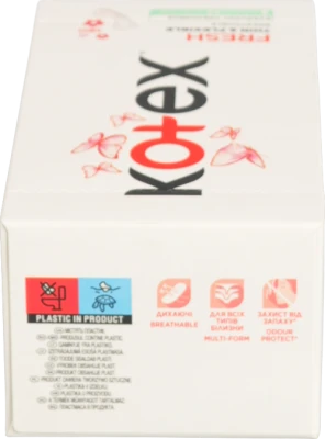 Прокладки Kotex 56шт deo superslim liners ifw
