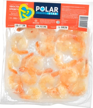 Хвости креветок Jumbo Polar Star в/м в/у 300г