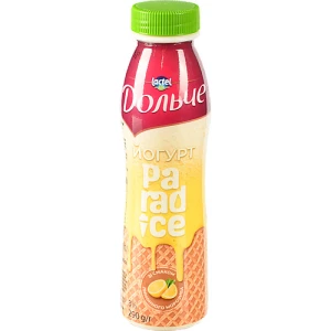 Йогурт 3% зі смаком лимонного морозива Paradice Дольче п/пл 290г