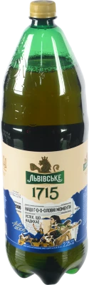 Пиво світле пастеризоване «Львівське 1715», 4,5% об., 2,25 л, ПЕТ-пляшка