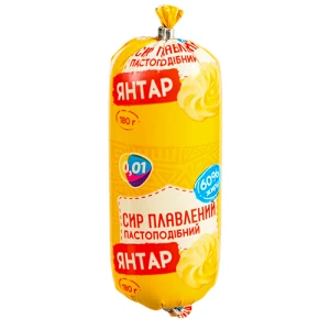 Сир плавлений «Янтар» 60%, 180 г, туба