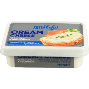 Крем-сир Mileko класичний 40%, 150 г