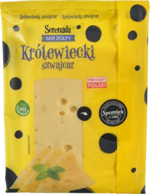 Сир твердий «Serenada Królewiecki Szwajcar» (Королівецький Швейцар) нарізаний 45% 135 г
