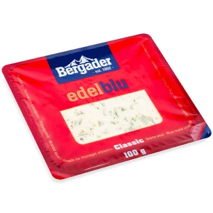 Сир 50% напівтвердий з блакитною цвіллю Edelblu Classic Bergader п/у 100г