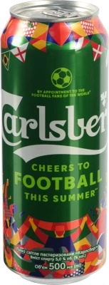 Пиво світле пастеризоване «Carlsberg Premium Pilsner», 5,0% об., 0,5 л, м.б.