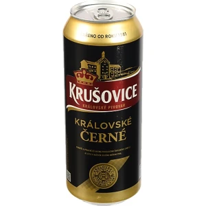 Пиво темне «Krušovice Královské Černé» фільтроване пастеризоване, 3,8% об., 0,5 л, м.б.