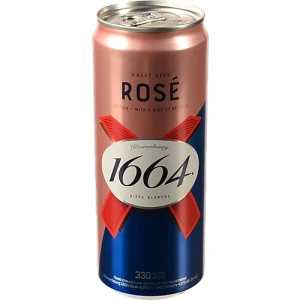 Пиво спеціальне пшеничне пастеризоване «Kronenbourg 1664 Rosé Edition», 4,5% об., 0,33 л, б.м.