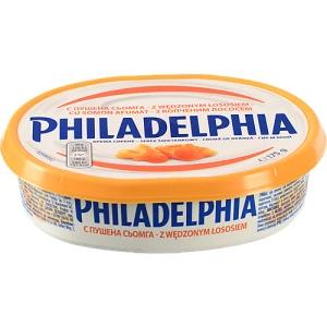 Крем-сир Philadelphia з копченим лососем 34%, 175 г