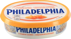 Крем-сир Philadelphia з копченим лососем 34%, 175 г