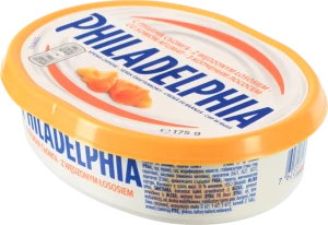 Крем-сир Philadelphia з копченим лососем 34%, 175 г
