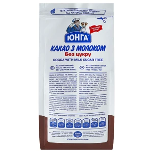Какао з молоком без цукру Юнга 150г