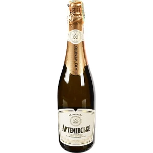 Вино ігристе 0.75л 10-13.5% біле напівсолодке Артемівське Artwinery пл
