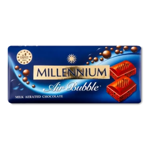 Шоколад молочний пористий Millennium м/у 85г