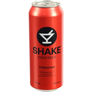 Напій слабоалкогольний Shake Cocktails Pornstar сильногазований 7%, б.м., 0,5 л