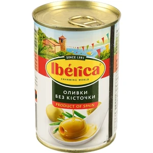 Оливки без кісточки Iberica з/б 300г