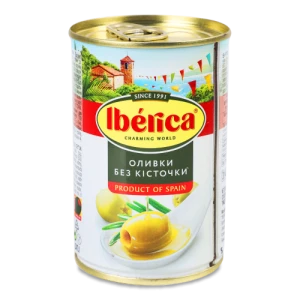 Оливки без кісточки Iberica з/б 300г