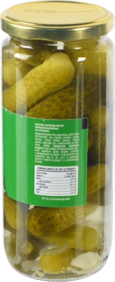 Корнішони Фазенда 460г мариновані пастеризовані