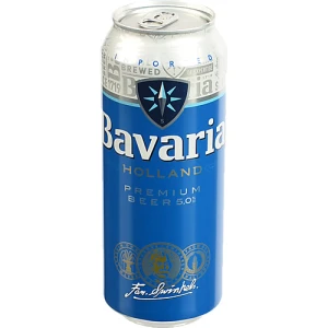 Пиво світле фільтроване пастеризоване «Bavaria Premium», 5,0%, 0,5 л, б.м.