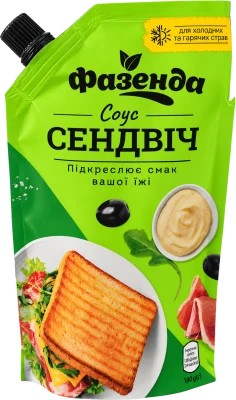 Соус Фазенда 180г сендвіч соус 30% д.п