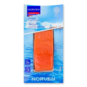 Форель філе-шматок Norven сл/с в/у 240г