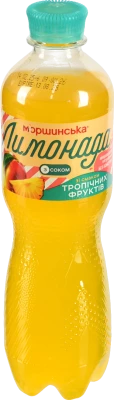 Напій Лимонада Моршинська 0.5л тропічні фрукти сл.газ