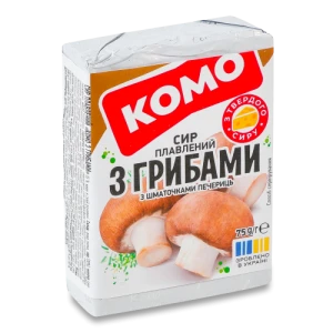 Сир пл. Комо 75г 35 з грибами брикет