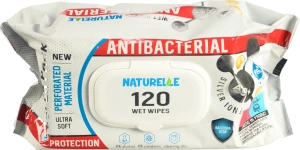 Серветки вологi Naturelle 120шт антибак.д пантенол вітамін е
