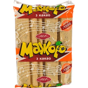 Печиво АВК трубочка мажор какао