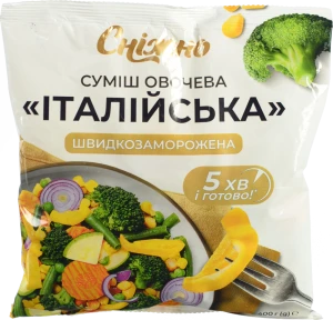 Суміш овочева Сніжно 400г італійська