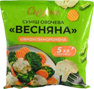 Суміш овочева Сніжно 400г весняна