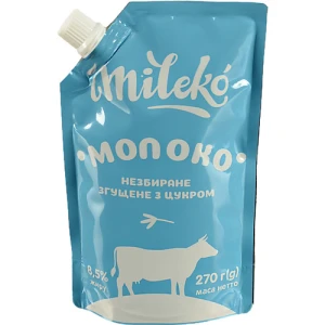 Молоко згущене Mileko 270г з цукром 8.5%