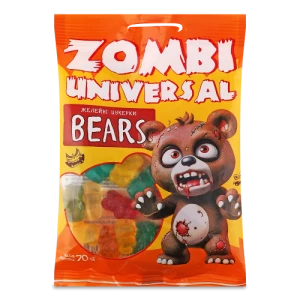 Цукерки желейні Zombi Universal 70г bears