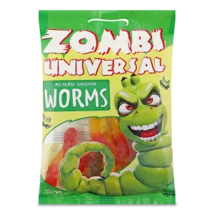 Цукерки желейні Zombi Universal 70г worms