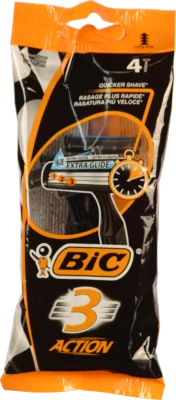 Бритва Bic солей 3 action 4шт