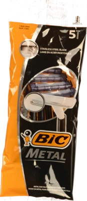 Бритва Bic металеве покриття 5шт