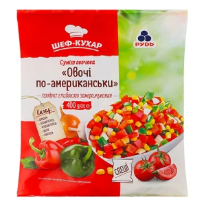Суміш Рудь 400г овочі по-американськи