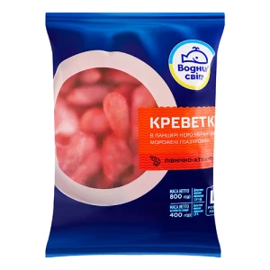 Креветки Водний світ 800г 70-90
