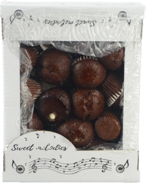 Кекси Sweet melodies 350г шоколадні пряж.мол