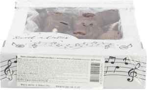 Кекси Sweet melodies 350г шоколадні пряж.мол