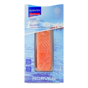 Сьомга філе-шматок Norven сл/с в/у 180г
