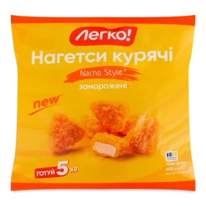 Нагетси заморожені курячі Nacho style Легко! м/у 400г