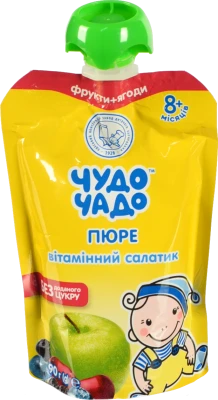 Пюре Чудо-Чадо «Вітамінний салатик» (90г)