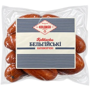 Ковбаски Kolbaso бельгійські напівкопчені 1г